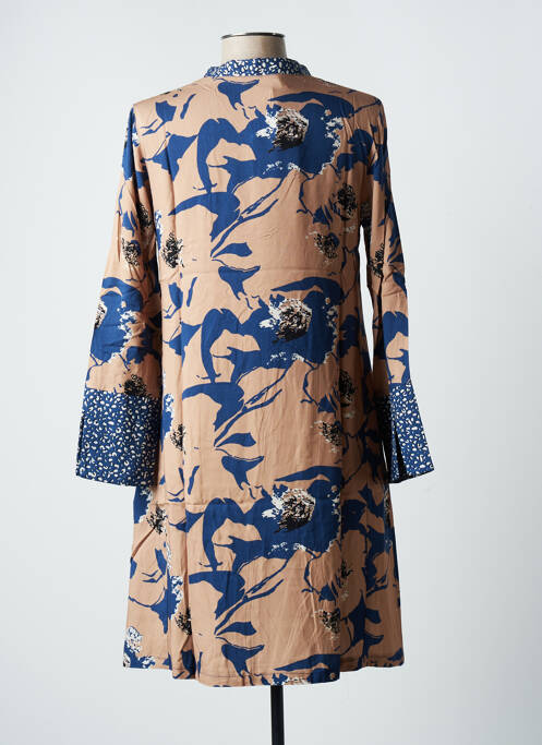 Robe courte marron BLANC BOHEME pour femme