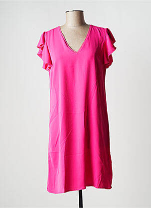 Robe courte rose AKOZ DE TOI pour femme