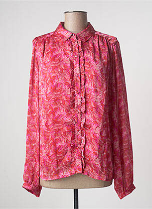 Chemisier coupe fluide manches longues rose VILA femme