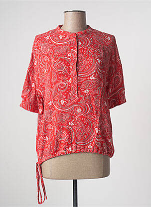 Blouse manches courtes manches courtes rouge VILA femme