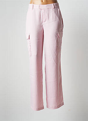 Pantalon cargo poches taille normale rose SALSA femme