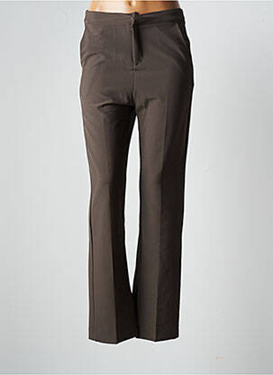 Pantalon slim taille normale taille normale marron GRACE & MILA femme