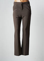 Pantalon slim marron GRACE & MILA pour femme seconde vue