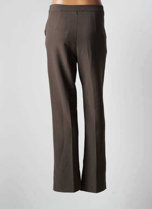 Pantalon droit marron GRACE & MILA pour femme