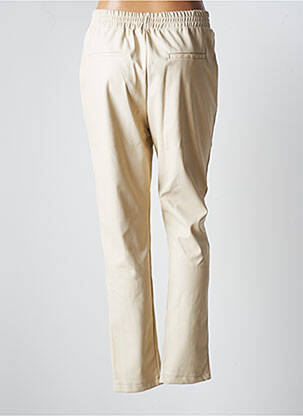 Pantalon slim taille haute taille haute beige NOT YOUR GIRL femme