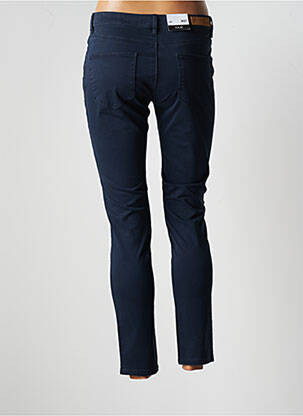 Pantalon 7/8 stretch taille normale bleu F.A.M. femme