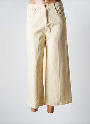 Jeans coupe large beige GRACE & MILA pour femme
