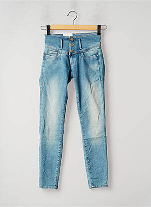 Jeans skinny push-up taille normale bleu SALSA femme