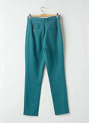Pantalon slim stretch taille haute vert VILA femme