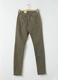 Pantalon slim stretch taille normale vert CREAM femme