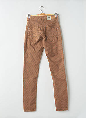 Pantalon slim stretch taille normale marron CREAM femme