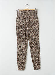 Legging taille haute taille haute marron VILA femme