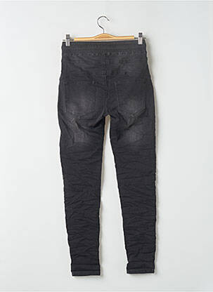 Jeans coupe slim slim taille normale noir DENIM femme