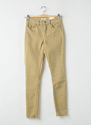Pantalon slim stretch taille normale vert ONLY femme