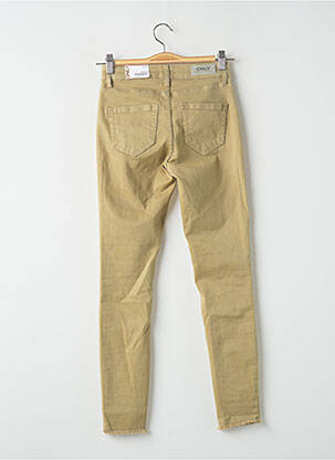 Pantalon slim stretch taille normale vert ONLY femme