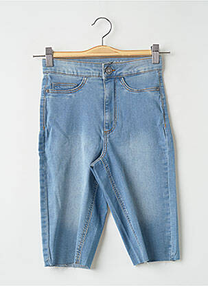 Bermuda taille haute taille haute bleu NOISY MAY femme