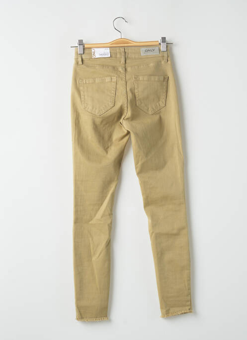 Pantalon slim skinny taille normale vert ONLY femme