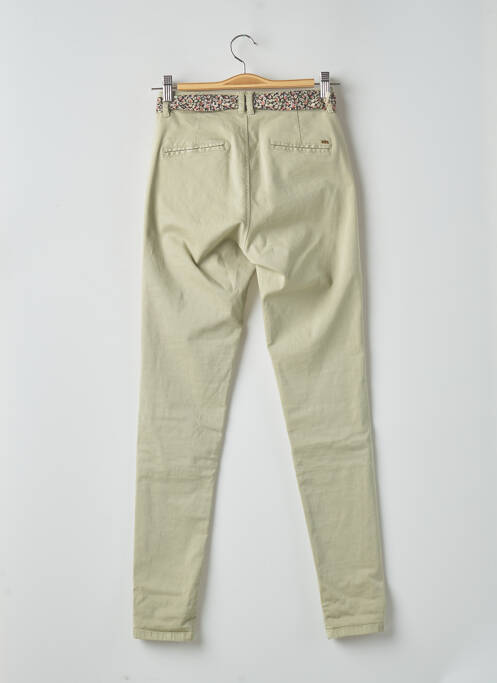 Pantalon chino vert LE TEMPS DES CERISES pour femme
