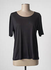 T-shirt noir INDIGO pour femme seconde vue