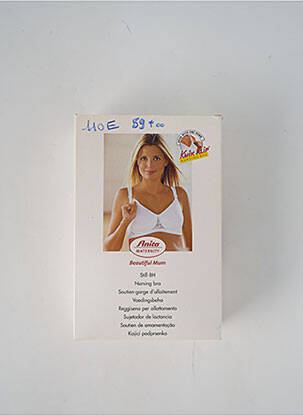 Lingerie maternité sans armature blanc ANITA femme