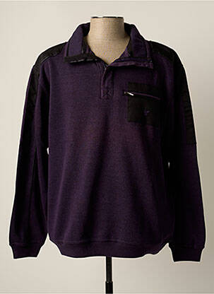 Sweat-shirt violet HAJO pour homme