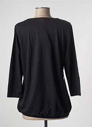 Top stretch manches longues noir JOY OF LIFE femme