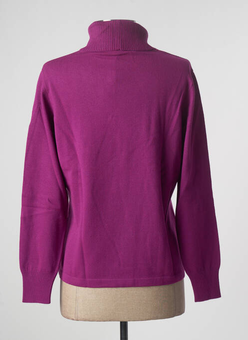 Pull col roulé violet RABE pour femme