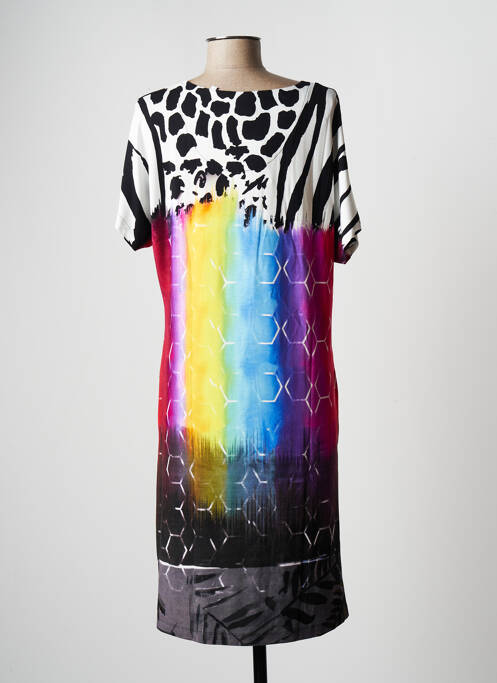 Robe mi-longue noir HAJO pour femme