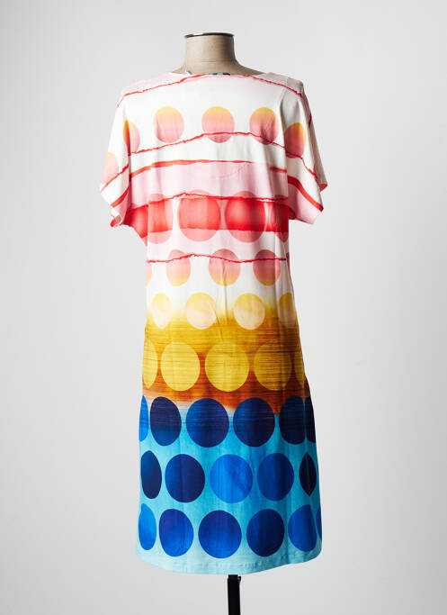 Robe mi-longue rouge HAJO pour femme