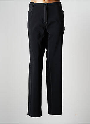 Pantalon droit stretch taille normale noir CHRISTIAN MARRY femme