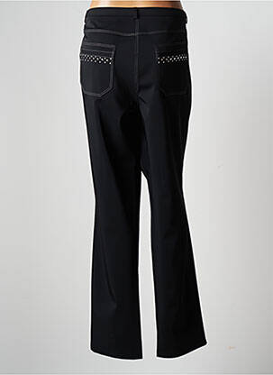 Pantalon droit stretch taille normale noir CHRISTIAN MARRY femme