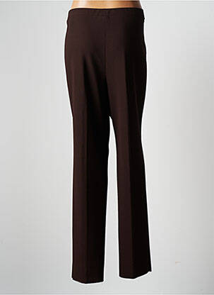 Pantalon droit stretch taille normale marron CHRISTIAN MARRY femme