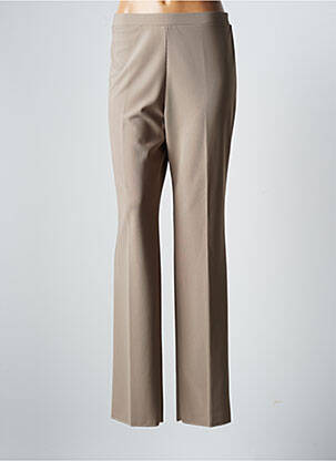 Pantalon droit stretch taille normale marron CHRISTIAN MARRY femme