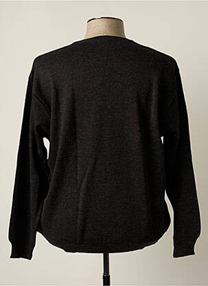 Pull col v manches longues gris FISCHER homme