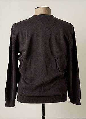 Pull stretch manches longues gris HAJO homme