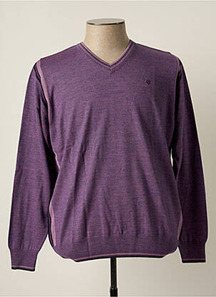 Pull violet ERMANO pour homme