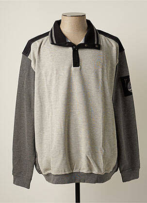 Sweat-shirt gris HAJO pour homme