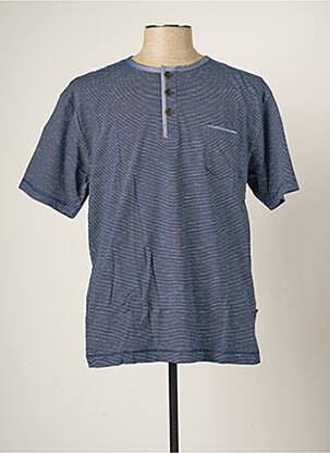 T-shirt bleu EASY LINE pour homme