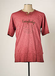 T-shirt rose HAJO pour homme seconde vue