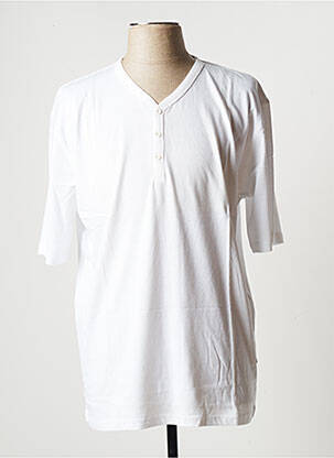 T-shirt blanc HAJO pour homme