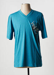 T-shirt bleu HAJO pour homme seconde vue