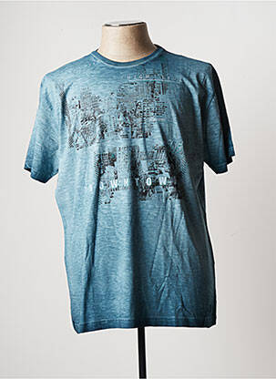 T-shirt bleu MSN pour homme