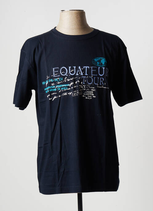 T-shirt bleu EASY LIFE pour homme