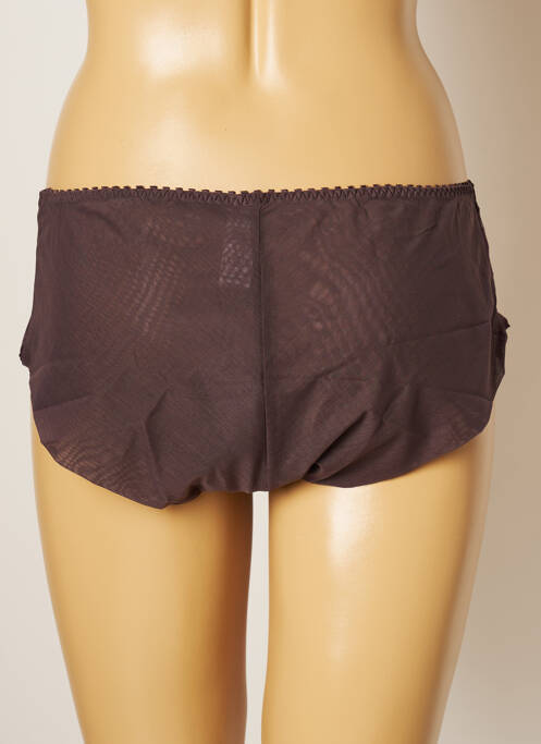 Shorty effet matière satinée violet EMPREINTE femme