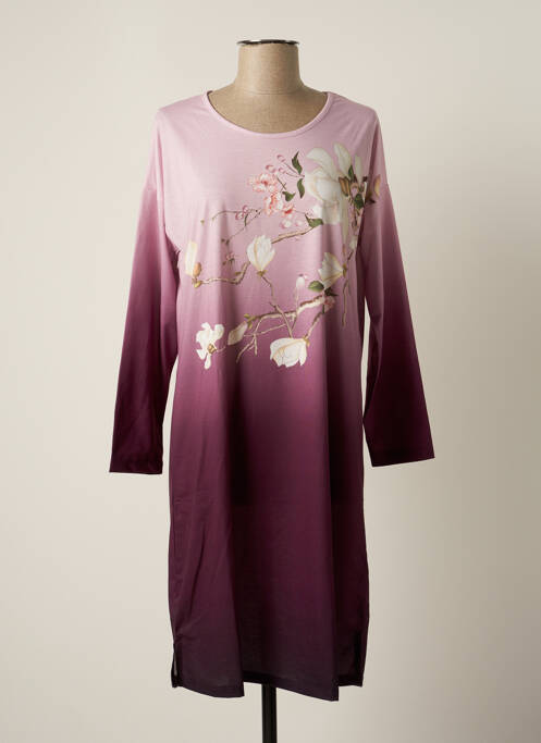 Chemise de nuit violet HAJO pour femme