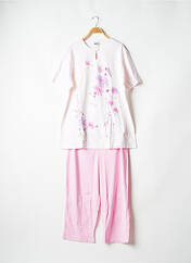Pyjama rose PILL pour femme seconde vue