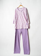 Pyjama violet HAJO pour femme seconde vue