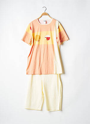 Pyjashort orange PILL pour femme