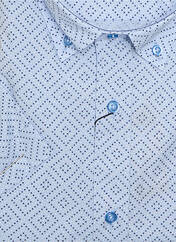 Chemise manches courtes bleu CAP 10 TEN pour homme seconde vue