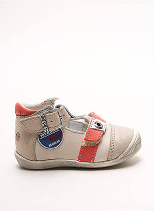 Sandales/nu pieds empiècements bout rond beige GBB garçon